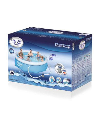 Inflatable pool Bestway Blue 3800 l 305 x 76 cm