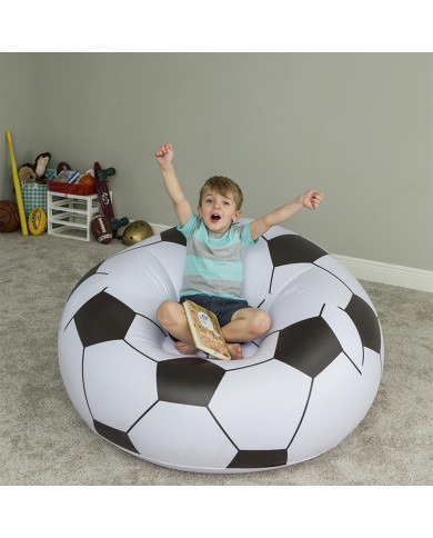 Inflatable Armchair Bestway Multicolour 114 x 112 x 71 cm 112 x 114 x 66 cm Football