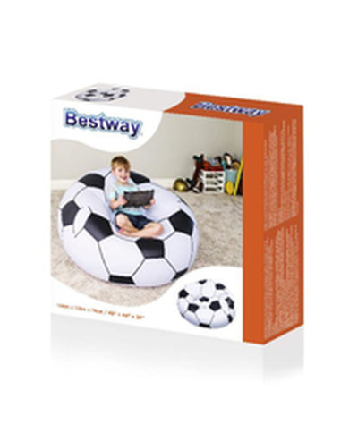 Inflatable Armchair Bestway Multicolour 114 x 112 x 71 cm 112 x 114 x 66 cm Football