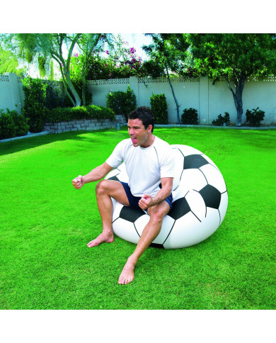 Inflatable Armchair Bestway Multicolour 114 x 112 x 71 cm 112 x 114 x 66 cm Football