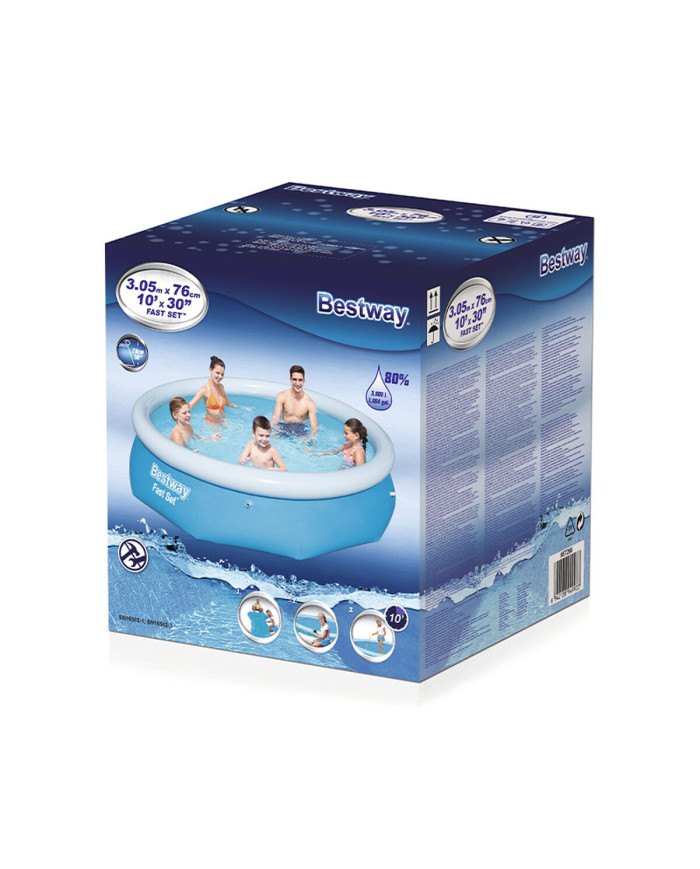 Inflatable pool Bestway Blue 3800 l 305 x 76 cm