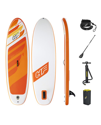 Inflatable Paddle Surf Board with Accessories Bestway Hydro-Force Multicolour 274 x 76 x 12 cm