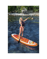 Inflatable Paddle Surf Board with Accessories Bestway Hydro-Force Multicolour 274 x 76 x 12 cm