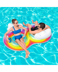 Inflatable Wheel Bestway Rainbow 186 x 116 cm