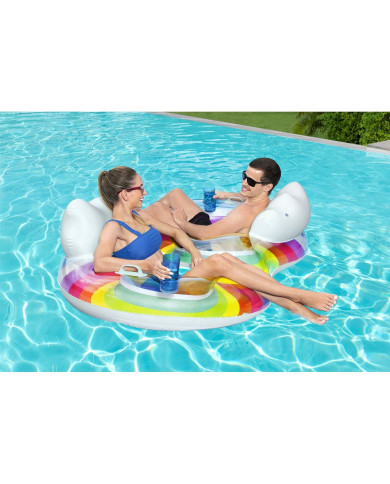 Inflatable Wheel Bestway Rainbow 186 x 116 cm