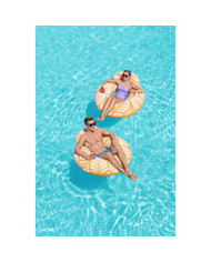 Inflatable Pool Chair Bestway Deluxe 118 x 117 cm Orange