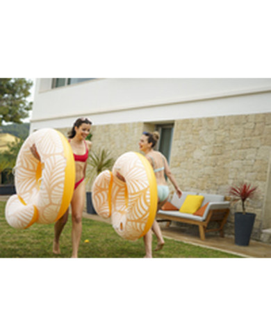Inflatable Pool Chair Bestway Deluxe 118 x 117 cm Orange