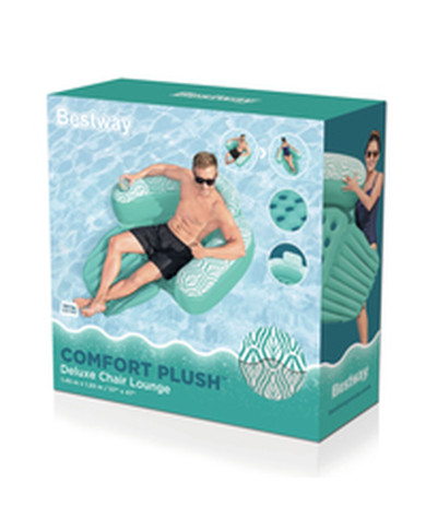 Inflatable Pool Chair Bestway Comfort Plush 145 x 120 cm