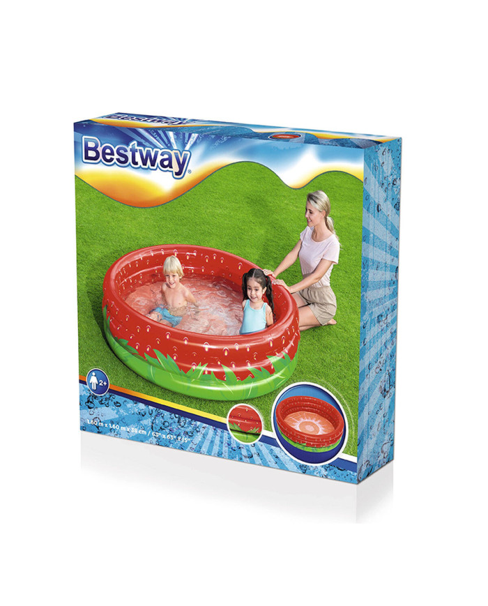 Inflatable Paddling Pool for Children Bestway Strawberry 168 x 38 cm