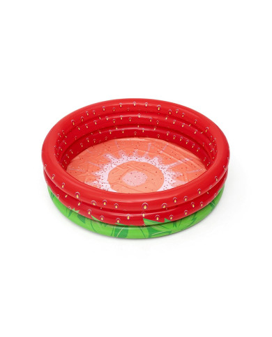 Inflatable Paddling Pool for Children Bestway Strawberry 168 x 38 cm