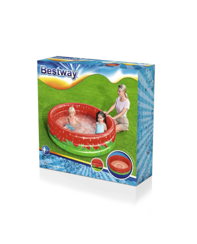 Inflatable Paddling Pool for Children Bestway Strawberry 168 x 38 cm