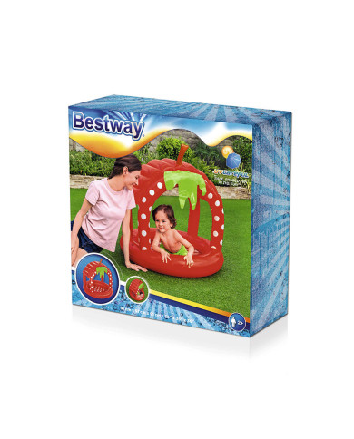 Inflatable Paddling Pool for Children Bestway Strawberry 91 x 91 x 91