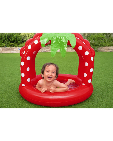 Inflatable Paddling Pool for Children Bestway Strawberry 91 x 91 x 91