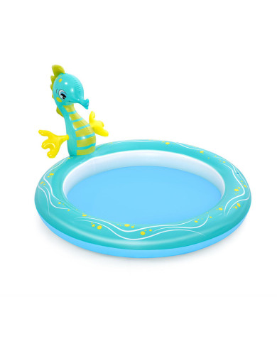 Inflatable Paddling Pool for Children Bestway Sea Horse 188 x 160 x 86 cm
