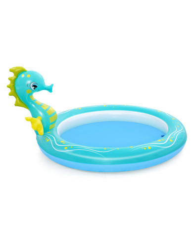 Inflatable Paddling Pool for Children Bestway Sea Horse 188 x 160 x 86 cm