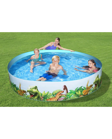 Inflatable Paddling Pool for Children Bestway Dinosaurs 244 x 46 cm