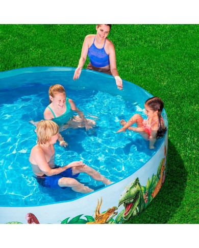 Inflatable Paddling Pool for Children Bestway Dinosaurs 244 x 46 cm
