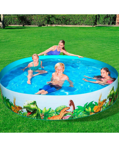 Inflatable Paddling Pool for Children Bestway Dinosaurs 244 x 46 cm