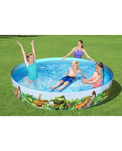 Inflatable Paddling Pool for Children Bestway Dinosaurs 244 x 46 cm