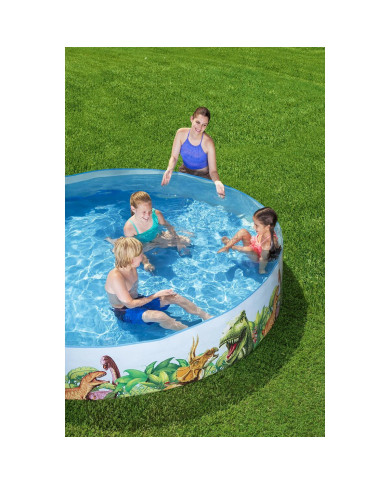Inflatable Paddling Pool for Children Bestway Dinosaurs 244 x 46 cm