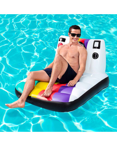 Inflatable Pool Chair Bestway Photo camera 127 x 102 cm