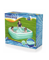 Inflatable Paddling Pool for Children Bestway Multicolour 201 x 150 x 51 cm