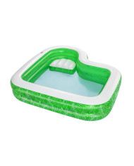 Inflatable Paddling Pool for Children Bestway Green Multicolour 231 x 231 x 51 cm