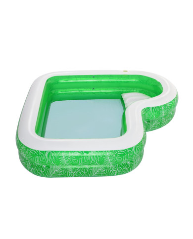 Inflatable Paddling Pool for Children Bestway Green Multicolour 231 x 231 x 51 cm