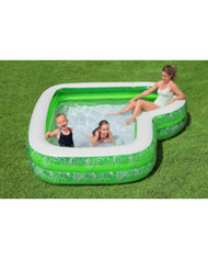 Inflatable Paddling Pool for Children Bestway Green Multicolour 231 x 231 x 51 cm