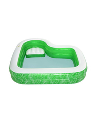 Inflatable Paddling Pool for Children Bestway Green Multicolour 231 x 231 x 51 cm