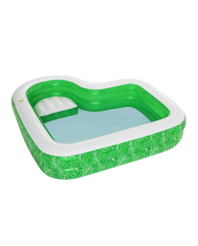 Inflatable Paddling Pool for Children Bestway Green Multicolour 231 x 231 x 51 cm
