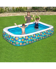Inflatable Paddling Pool for Children Bestway Multicolour 305 x 183 x 56 cm Floral