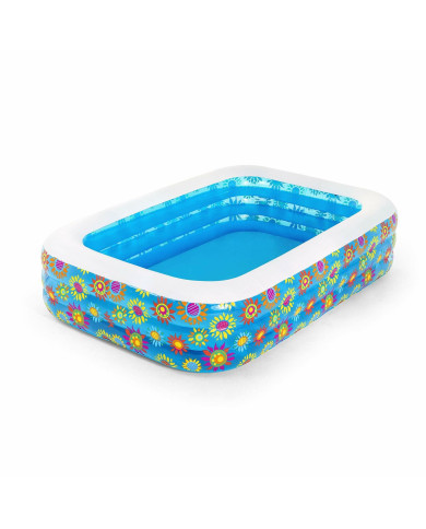 Inflatable Paddling Pool for Children Bestway Multicolour 305 x 183 x 56 cm Floral