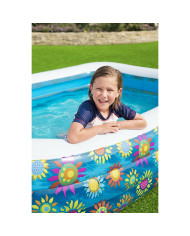 Inflatable Paddling Pool for Children Bestway Multicolour 305 x 183 x 56 cm Floral