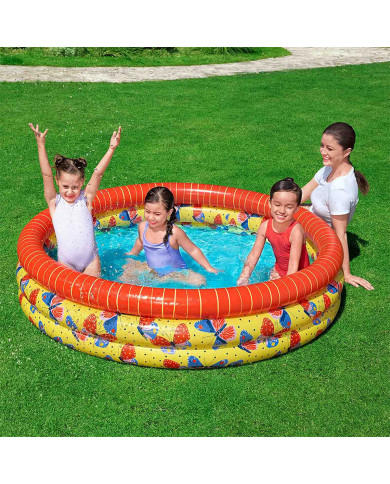 Inflatable Paddling Pool for Children Bestway Butterflies 168 x 38 cm