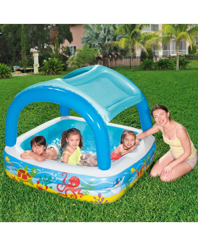 Inflatable Paddling Pool for Children Bestway 140 x 140 x 114 cm