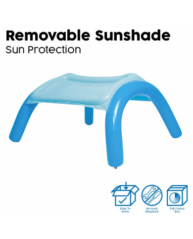 Inflatable Paddling Pool for Children Bestway 140 x 140 x 114 cm