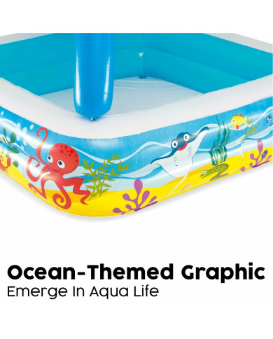 Inflatable Paddling Pool for Children Bestway 140 x 140 x 114 cm