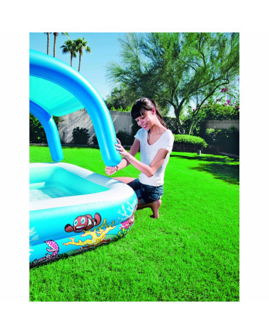 Inflatable Paddling Pool for Children Bestway 140 x 140 x 114 cm