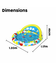 Inflatable Paddling Pool for Children Bestway 120 x 117 x 46 cm 45 L