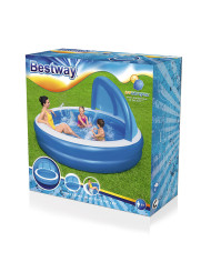 Inflatable Paddling Pool for Children Bestway Multicolour 241 x 241 x 140 cm