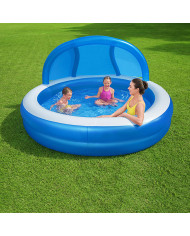 Inflatable Paddling Pool for Children Bestway Multicolour 241 x 241 x 140 cm