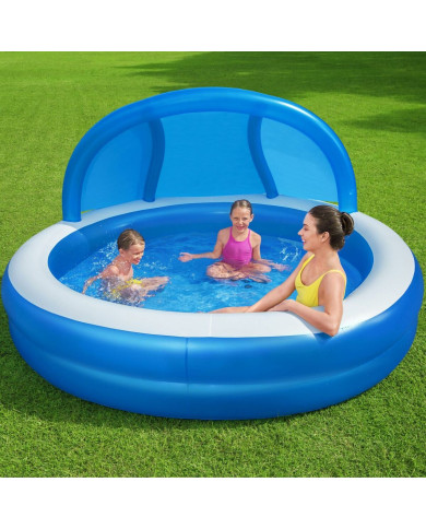Inflatable Paddling Pool for Children Bestway Multicolour 241 x 241 x 140 cm