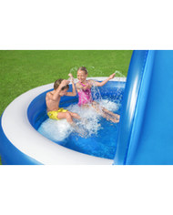 Inflatable Paddling Pool for Children Bestway Multicolour 241 x 241 x 140 cm