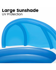 Inflatable Paddling Pool for Children Bestway Multicolour 241 x 241 x 140 cm