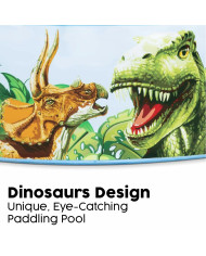 Inflatable Paddling Pool for Children Bestway Dinosaurs 183 x 38 cm