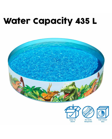 Inflatable Paddling Pool for Children Bestway Dinosaurs 183 x 38 cm