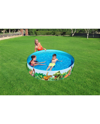 Inflatable Paddling Pool for Children Bestway Dinosaurs 183 x 38 cm