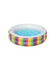 Inflatable Paddling Pool for Children Bestway Rainbow 206 x 206 x 51 cm