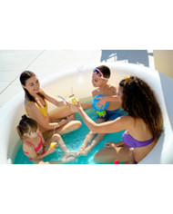 Inflatable Paddling Pool for Children Bestway Rainbow 206 x 206 x 51 cm